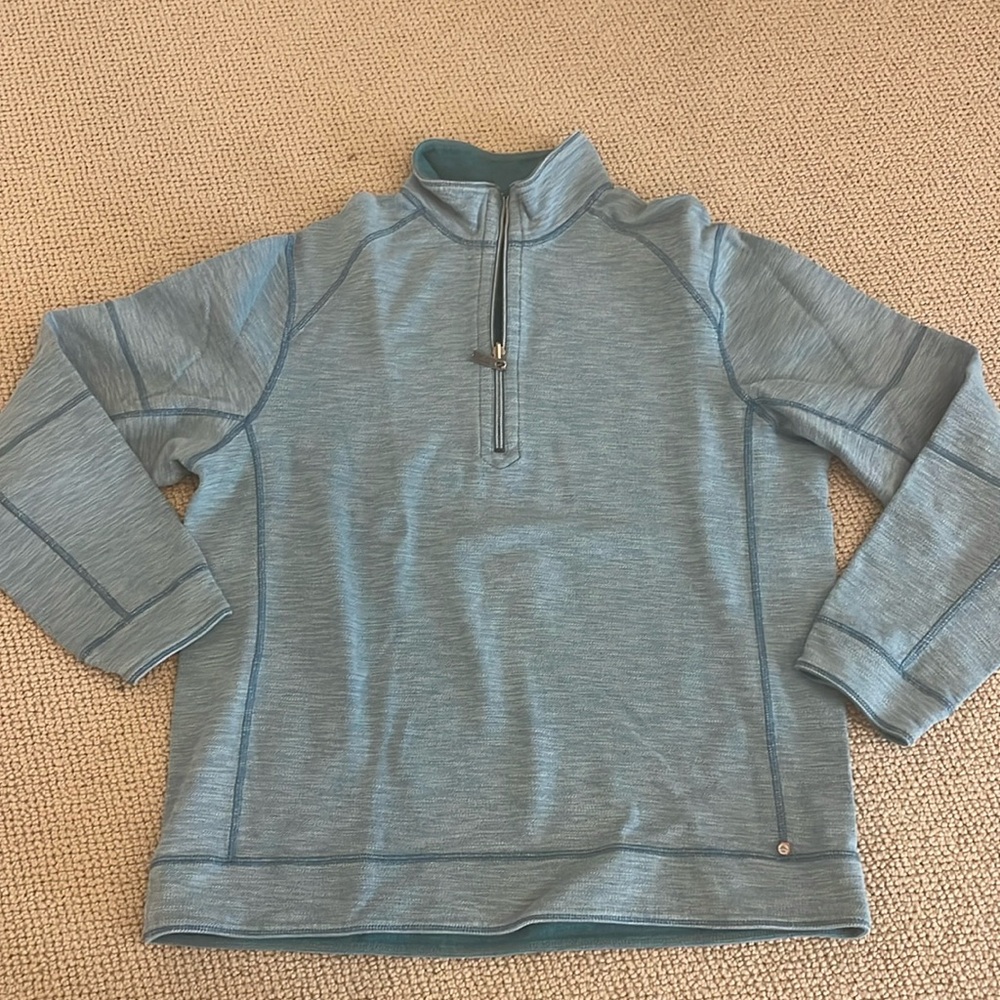 Tommy Bahama - Reversible Quarter Zip Men’s Pullover - Sz S (est)
